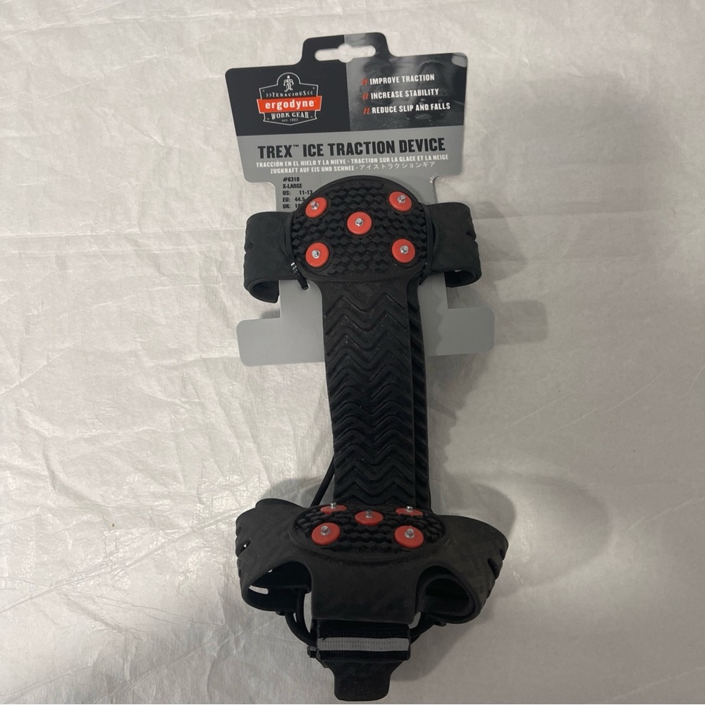 Ergodyne TREX 6310 Adjustable Slip-On Ice Traction Cleats, X-large